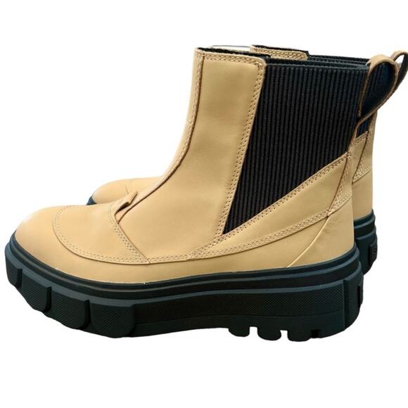 NWOT Sorel Caribou X Women’s Chelsea Waterproof Boot in Canoe, Jet – Sz 9.5 - Picture 2 of 5